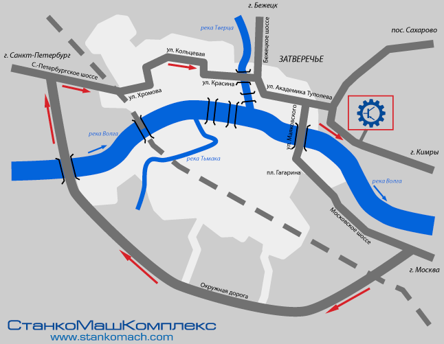 Карта проезда